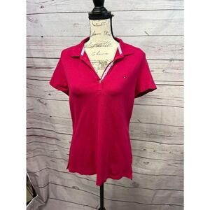 Tommy Hilfiger large pink collard‎ shirt